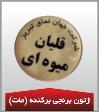 ژتون برنجي بركنده (مات)